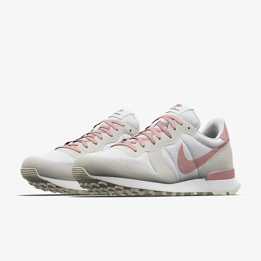 Giày Nike Internationalist By You Nữ Trắng Hồng